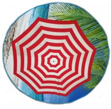 Plážová osuška kruh Slunečník pr.150 cm | dle fotky | 