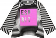 ESPRIT Tričko pink / černá / bílá