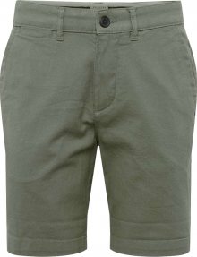SELECTED HOMME Chino kalhoty \'SLHSTRAIGHT-CHRIS SHORTS W CAMP\' zelená
