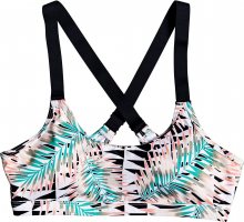 ROXY Sportovní podprsenka \'LHASSA FOR EVER\' modrá / růžová / černá