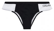 Calvin Klein černo-bílý spodní díl plavek Cheeky Hipster - XS