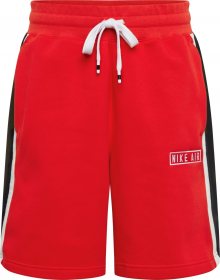 Nike Sportswear Kalhoty \'AIR BB\' červená / černá