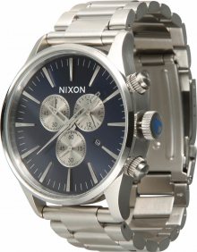 Nixon Analogové hodinky \'Sentry Chrono\' modrá / stříbrná