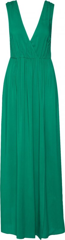 IVYREVEL Letní šaty \'MAXI DRESS WITH SLIT\' tmavě zelená