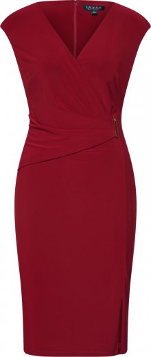 Lauren Ralph Lauren Pouzdrové šaty \'AIDEENA\' vínově červená