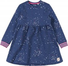 Sanetta Kidswear Šaty tmavě modrá / pink / bílá