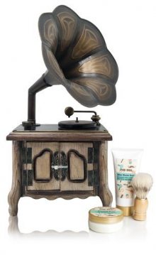 Lady Cotton Pánská sada kosmetiky na holení Gramofon (Shaving Set Gramophone)