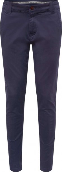 Tommy Jeans Chino kalhoty chladná modrá