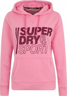 Superdry Sportovní mikina \'CORE SPORT OVERHEAD\' pink
