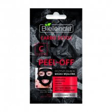 Bielenda Slupovací maska s aktivním uhlím pro mastnou a smíšenou pleť Carbo Detox (Charcoal Peel-Off Mask) 2x6 g