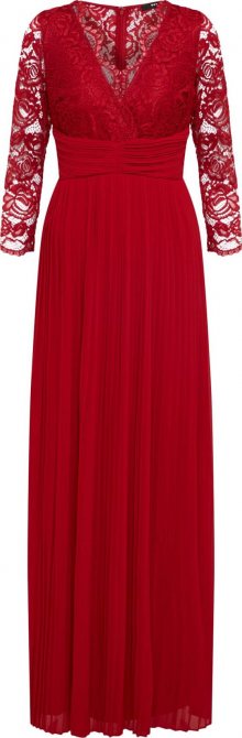 TFNC Společenské šaty \'SABERA MAXI\' vínově červená