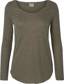 VERO MODA Tričko čedičová šedá