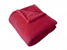 Super soft deka Dadka světle červená 150x200 cm | dle fotky | 