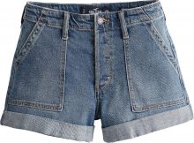 HOLLISTER Džíny \'S119-CARPENTER PKT HR MOM SHORT\' modrá džínovina
