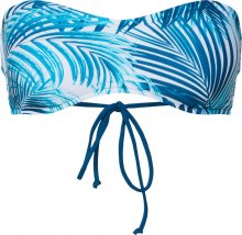 RIP CURL Horní díl plavek \'PARADISE PALM BANDEAU\' modrá / bílá