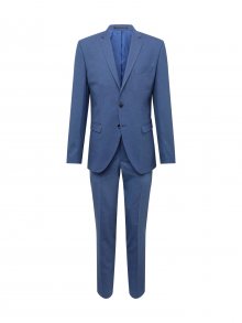 SELECTED HOMME Oblek \'SLIM-MYLOLOGAN BLUE STRUC SUIT B\' tmavě modrá