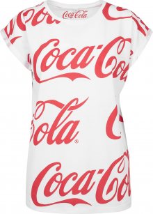 Merchcode Tričko \'Coca Cola\' červená / bílá