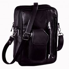 Blancheporte Kožená taška černá