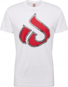 Iriedaily Tričko \'Taped Glyph\' bílá / červená