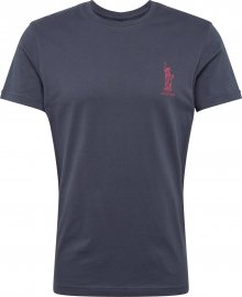 Iriedaily Tričko \'Liberteria Tee\' kouřově modrá
