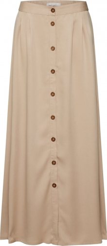 VILA Sukně \'VIGILIANA MAXI SKIRT\' béžová