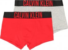 Calvin Klein Underwear Spodní prádlo světle šedá / červená