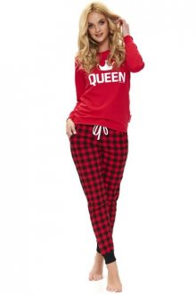 Dn-nightwear PM.9748 Dámské pyžamo XL red