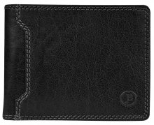 JustBag Pánská kožená peněženka 5205 Black