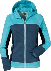 Schöffel Funkční fleecová mikina \'Trentino L\' světlemodrá / tmavě modrá