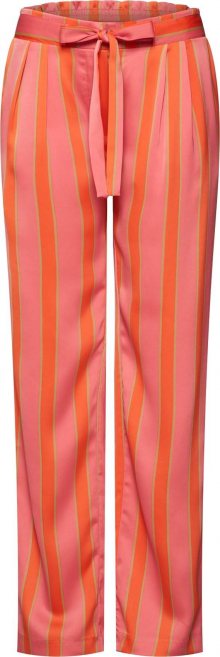 modström Kalhoty se sklady v pase \'Nadine\' oranžová / růžová