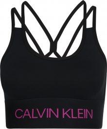 Calvin Klein Performance Sportovní podprsenka pink / černá