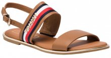 Tommy Hilfiger Dámské sandále Flat Sandal Corporate Ribbon FW0FW04049-929 38