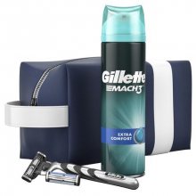 Gillette Dárková sada pro hladké oholení Mach3 Extra Comfort v cestovní tašce