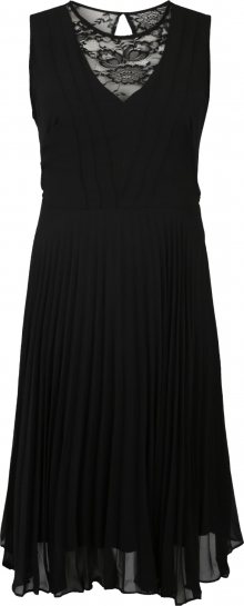 Zizzi Koktejlové šaty \'XAMALIE, S/L, DRESS\' černá