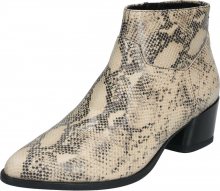 VAGABOND SHOEMAKERS Nízké kozačky \'Lara\' světle béžová / šedá