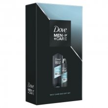 Dove Men + Care Clean Comfort sprchový gel na tělo a tvář pro muže 400 ml + antiperspirant deosprej pro muže 150 ml dárková sada