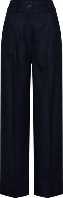EDITED Kalhoty se sklady v pase \'Neville\' námořnická modř