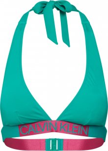 Calvin Klein Swimwear Horní díl plavek zelená / pink