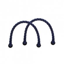 O bag tmavě modrá krátká provazová držadla