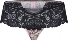 Hunkemöller Kalhotky \'Harper string\' béžová / černá