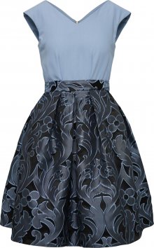 Closet London Koktejlové šaty světlemodrá / černá