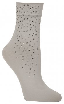 Calvin Klein šedé ponožky Rhinestone s kamínky - 37-41