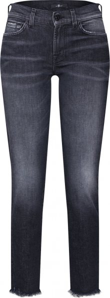 7 for all mankind Džíny \'MID RISE ROXANNE CROP\' černá