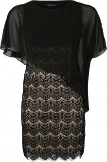 SWING Curve Koktejlové šaty zlatá / černá