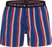Tommy Hilfiger Underwear Boxerky \'WOVEN BOXER WIDE STRIPE\' modrá / červená