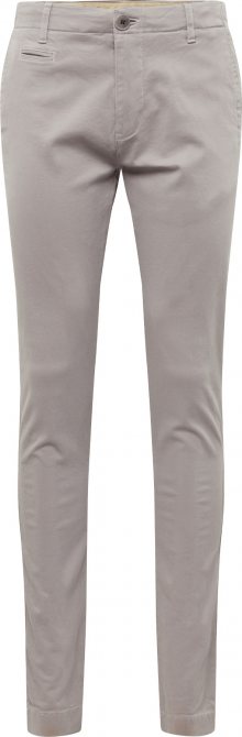 KnowledgeCotton Apparel Chino kalhoty \'Pistol Joe\' šedá
