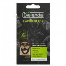 Bielenda Čisticí maska s aktivním uhlím pro mastnou a smíšenou pleť Carbo Detox (Cleansing Carbon Mask) 8 g