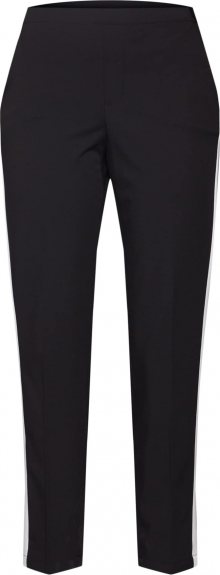 OPUS Kalhoty \'Edira solid stripe ROS\' bílá / černá