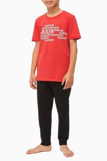 Calvin Klein červené chlapecké tričko Tee - 8-10
