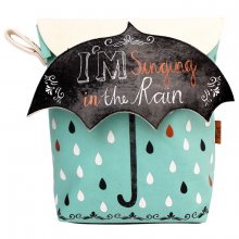 Disaster tyrkysová kosmetická taška Penny Black Wash Bag s deštníkem